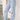 Distressed High-Waist Wide Leg Jeans – Trendy Casual Denim