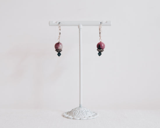Pink Tourmaline Breast Cancer Awareness Earrings