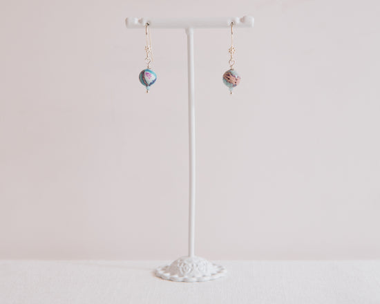Peace Jasper & Larimar Earrings