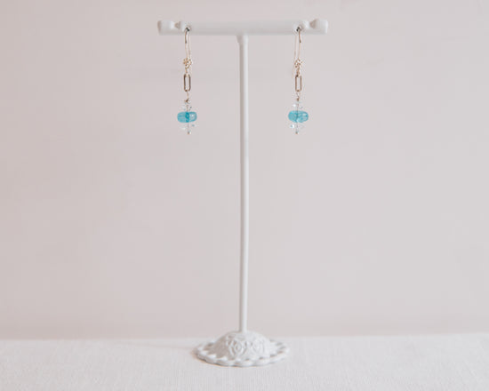 Topaz & Swarovski Crystal Earrings