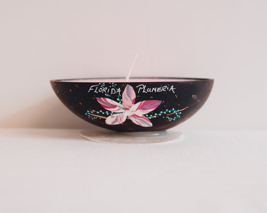 Florida Plumeria Custom Made Candle