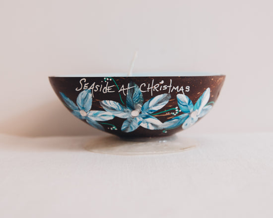 Seaside at Christmas Custom Made Candle