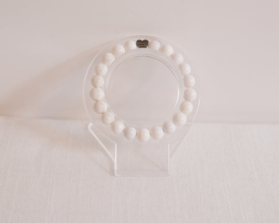 White Agate Bracelet