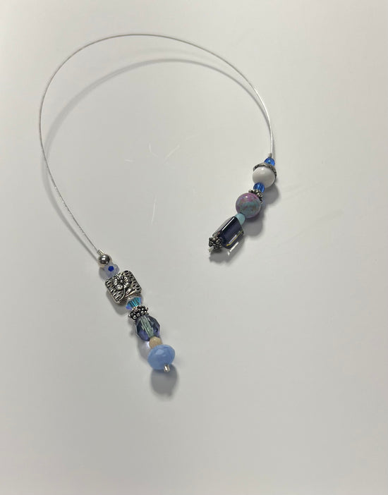 Jasper & White Tourmaline Beaded Bookmark