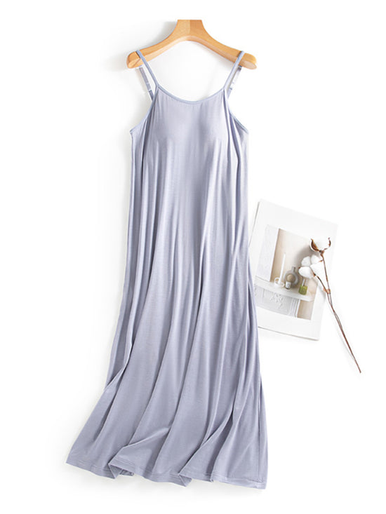 Scoop Neck Midi Cami Dress – Lightweight Summer Essential